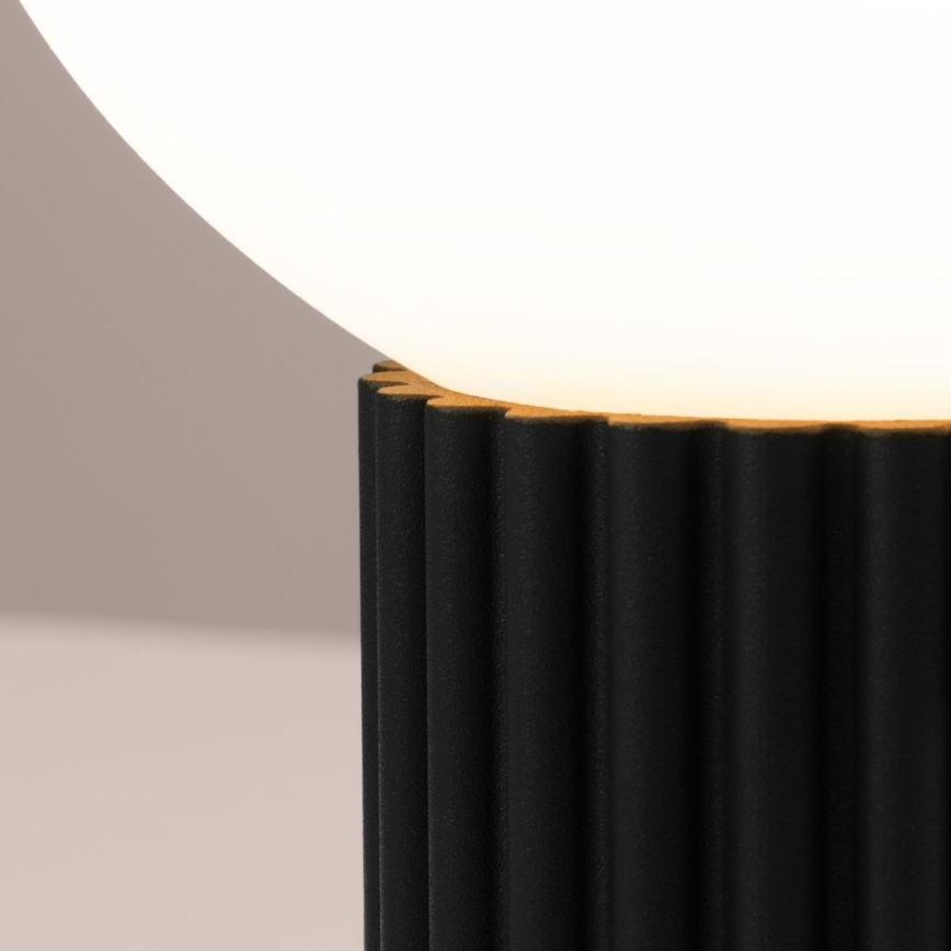 Tafellamp HALO 1xG9/8W/230V diameter 12 cm zwart
