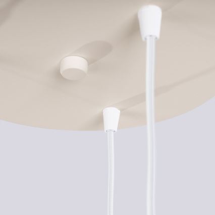 Hanglamp aan een koord HALO 3xG9/8W/230V diameter 25 cm crème