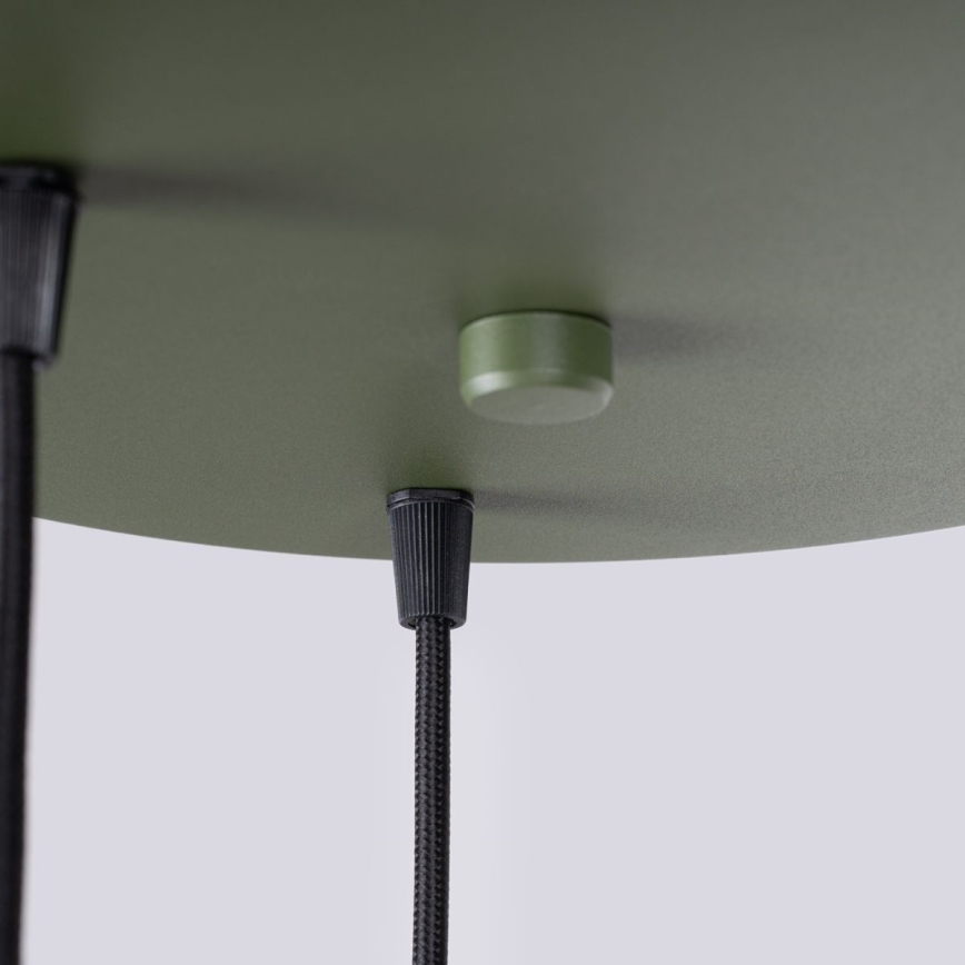 Hanglamp aan een koord HALO 3xG9/8W/230V diameter 25 cm groen