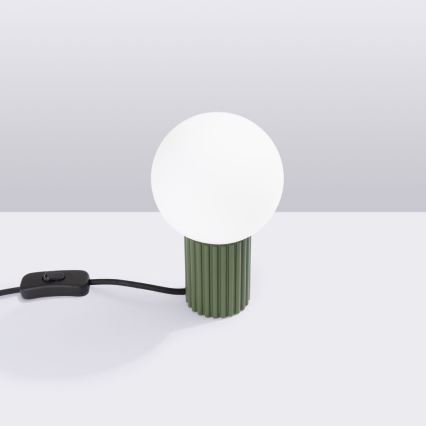 Tafellamp HALO 1xG9/8W/230V diameter 12 cm groen