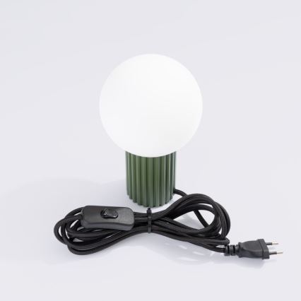 Tafellamp HALO 1xG9/8W/230V diameter 12 cm groen