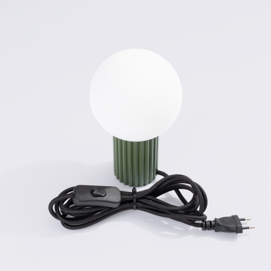 Tafellamp HALO 1xG9/8W/230V diameter 12 cm groen