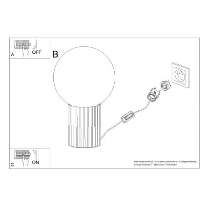 Tafellamp HALO 1xG9/8W/230V diameter 12 cm groen