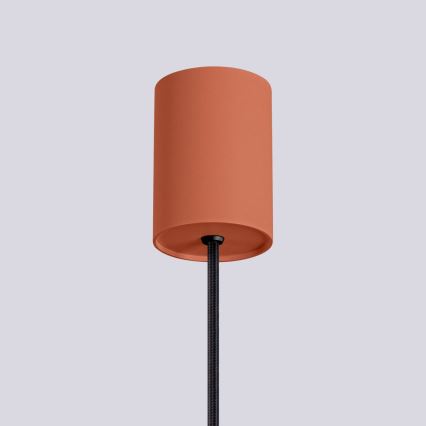 Hanglamp aan een koord HALO 1xG9/8W/230V diameter 12 cm oranje