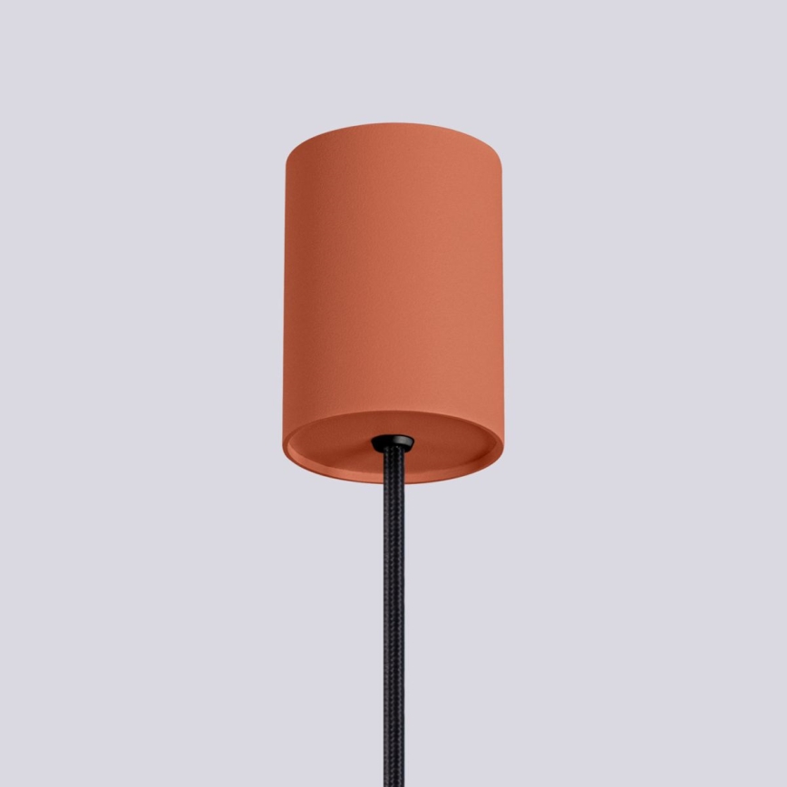 Hanglamp aan een koord HALO 1xG9/8W/230V diameter 12 cm oranje