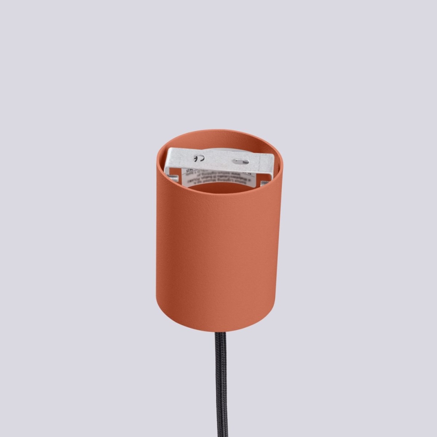 Hanglamp aan een koord HALO 1xG9/8W/230V diameter 12 cm oranje