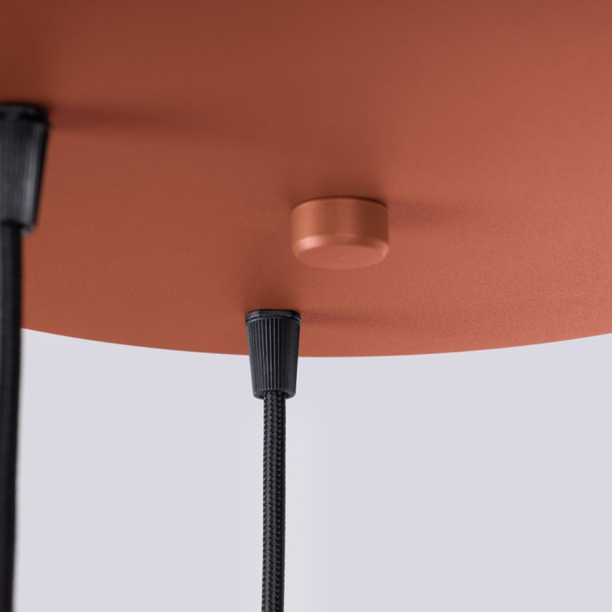 Hanglamp aan een koord HALO 3xG9/8W/230V diameter 25 cm oranje