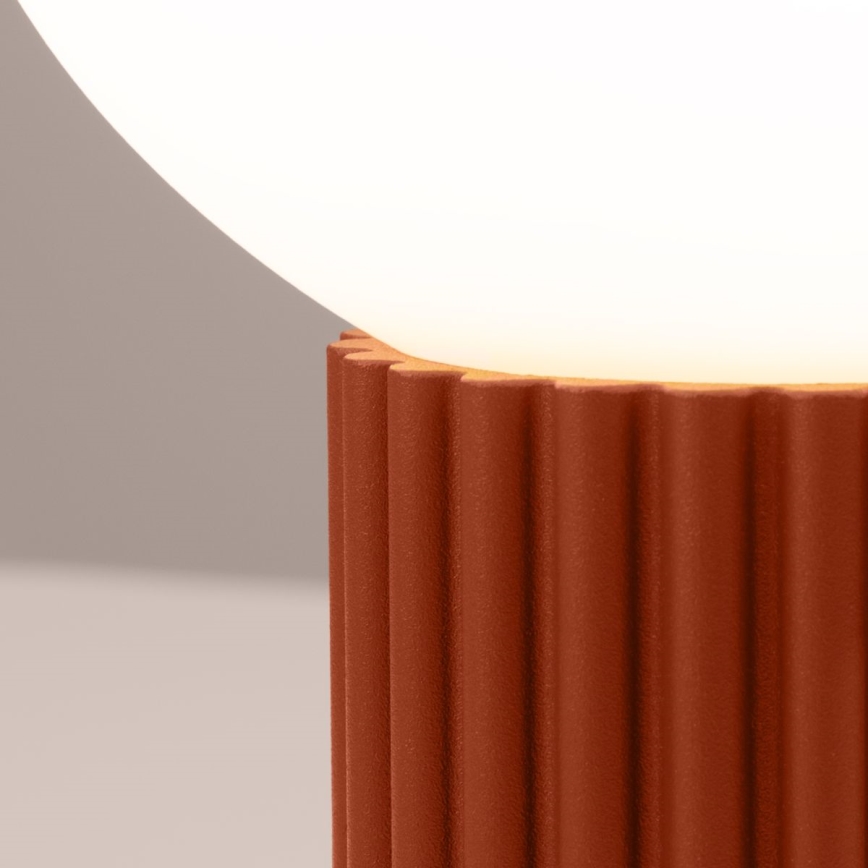 Tafellamp HALO 1xG9/8W/230V diameter 12 cm oranje