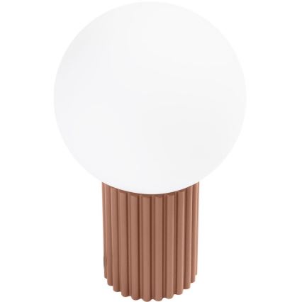 Tafellamp HALO 1xG9/8W/230V diameter 12 cm bruin