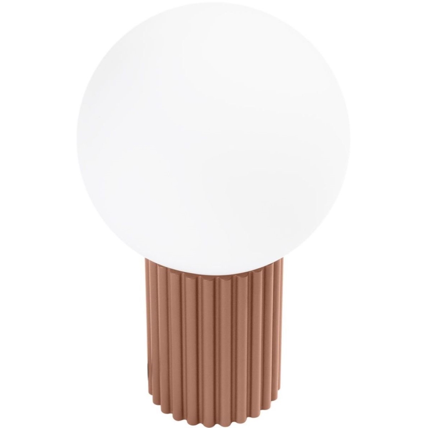 Tafellamp HALO 1xG9/8W/230V diameter 12 cm bruin