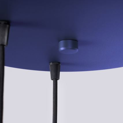 Hanglamp aan een koord HALO 3xG9/8W/230V diameter 25 cm blauw