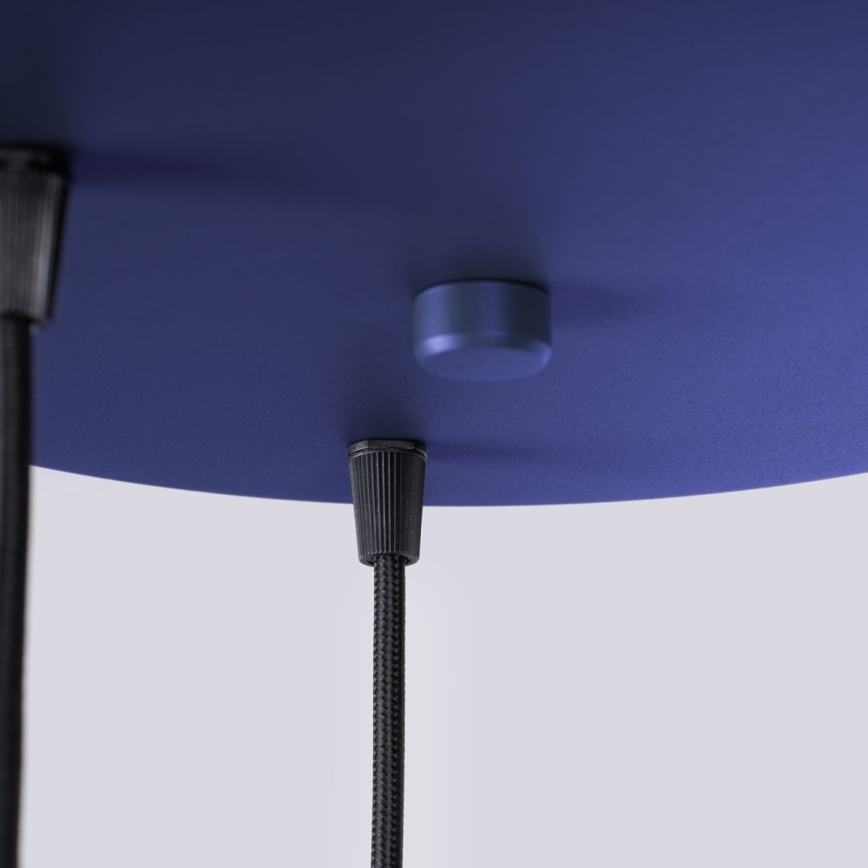 Hanglamp aan een koord HALO 3xG9/8W/230V diameter 25 cm blauw