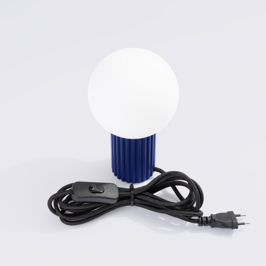 Tafellamp HALO 1xG9/8W/230V diameter 12 cm blauw
