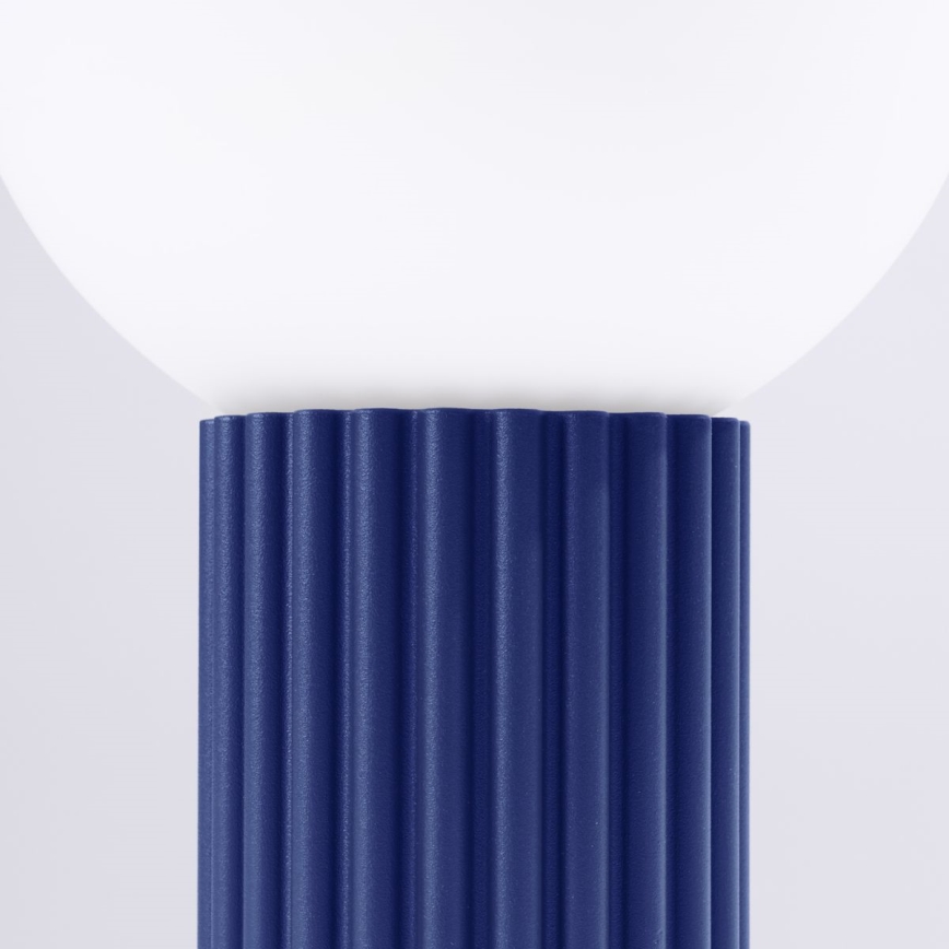 Tafellamp HALO 1xG9/8W/230V diameter 12 cm blauw