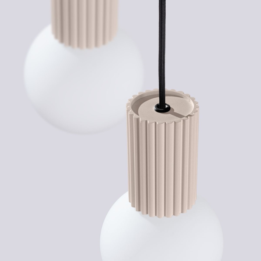 Hanglamp aan een koord HALO 3xG9/8W/230V diameter 25 cm beige