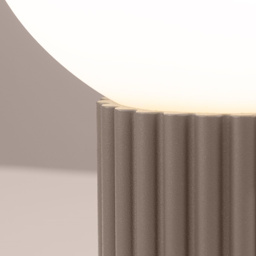 Tafellamp HALO 1xG9/8W/230V diameter 12 cm beige