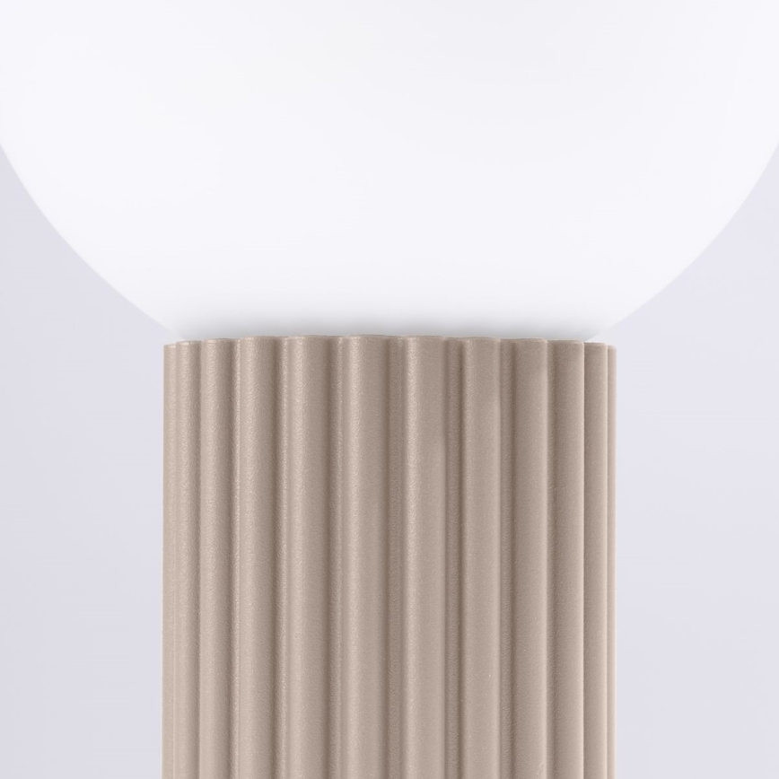 Tafellamp HALO 1xG9/8W/230V diameter 12 cm beige