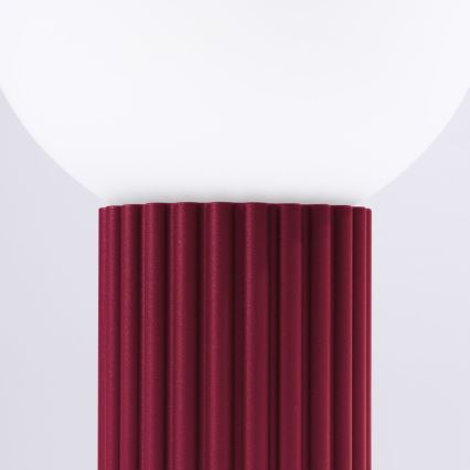 Tafellamp HALO 1xG9/8W/230V diameter 12 cm rood