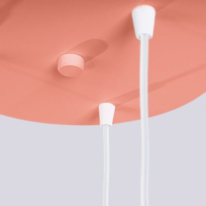 Hanglamp aan een koord HALO 3xG9/8W/230V diameter 25 cm roze
