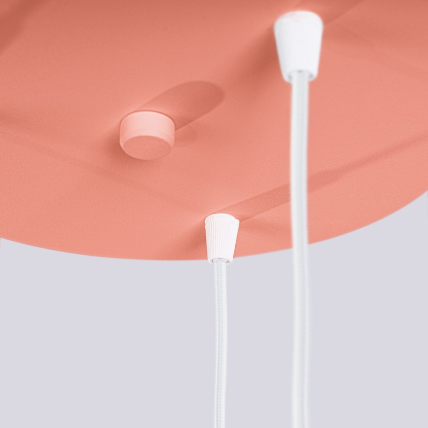Hanglamp aan een koord HALO 3xG9/8W/230V diameter 25 cm roze