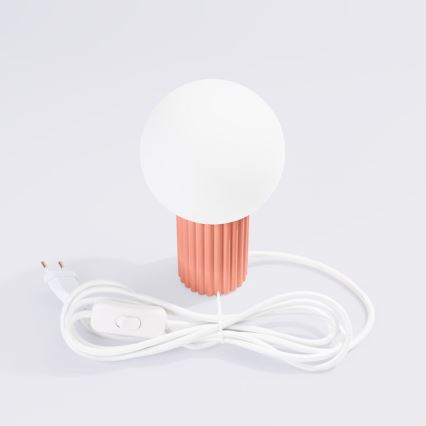 Tafellamp HALO 1xG9/8W/230V diameter 12 cm roze