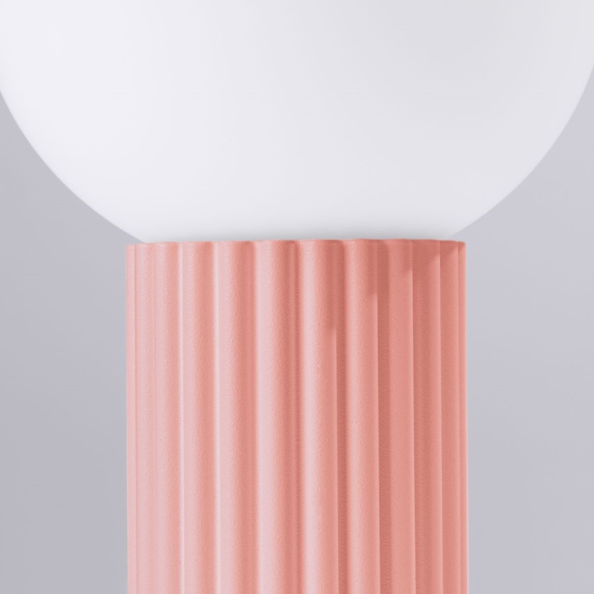 Tafellamp HALO 1xG9/8W/230V diameter 12 cm roze