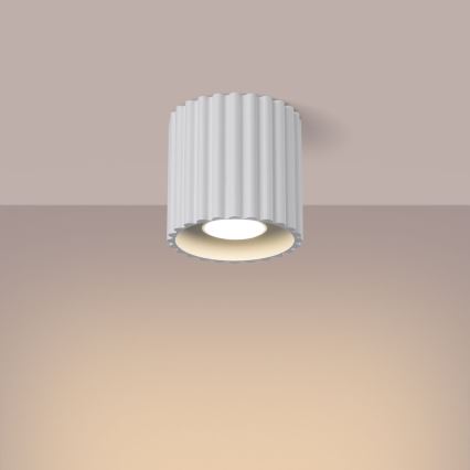 Spot AURA 1xGU10/10W/230V Ø 10 cm wit