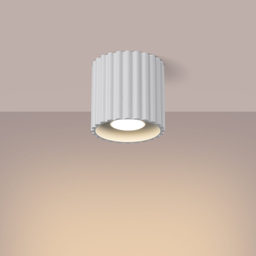 Spot AURA 1xGU10/10W/230V Ø 10 cm wit