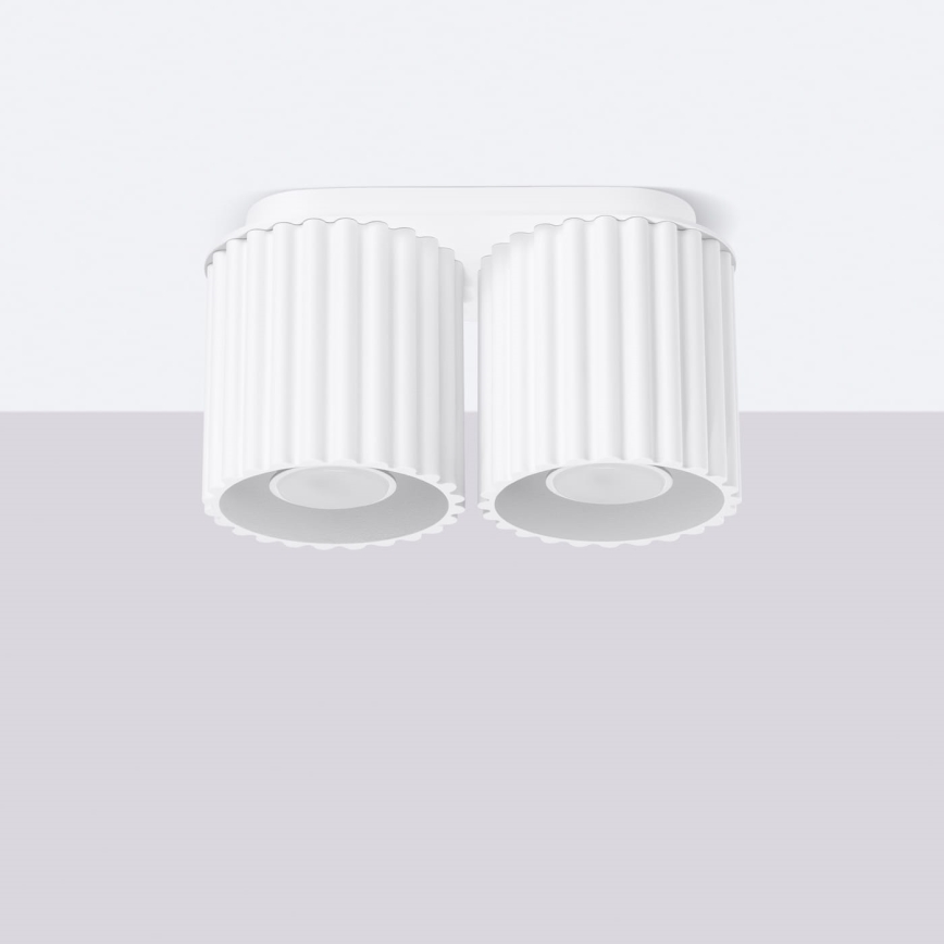 Spotlamp AURA 2xGU10/10W/230V wit