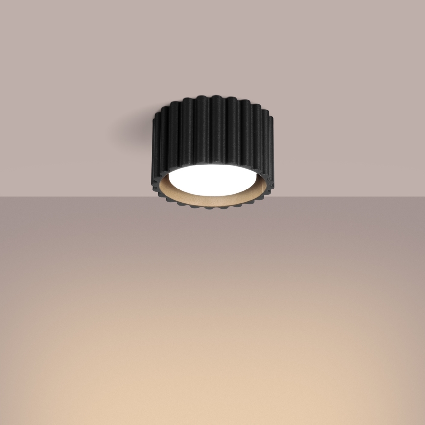 Spotlamp AURA 1xGX53/10W/230V Ø 10 cm zwart