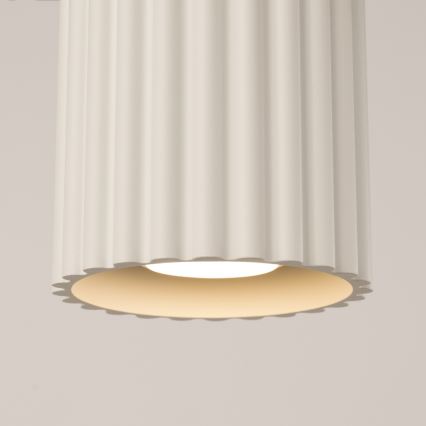 Spotlamp AURA 1xGU10/10W/230V Ø 10 cm crème