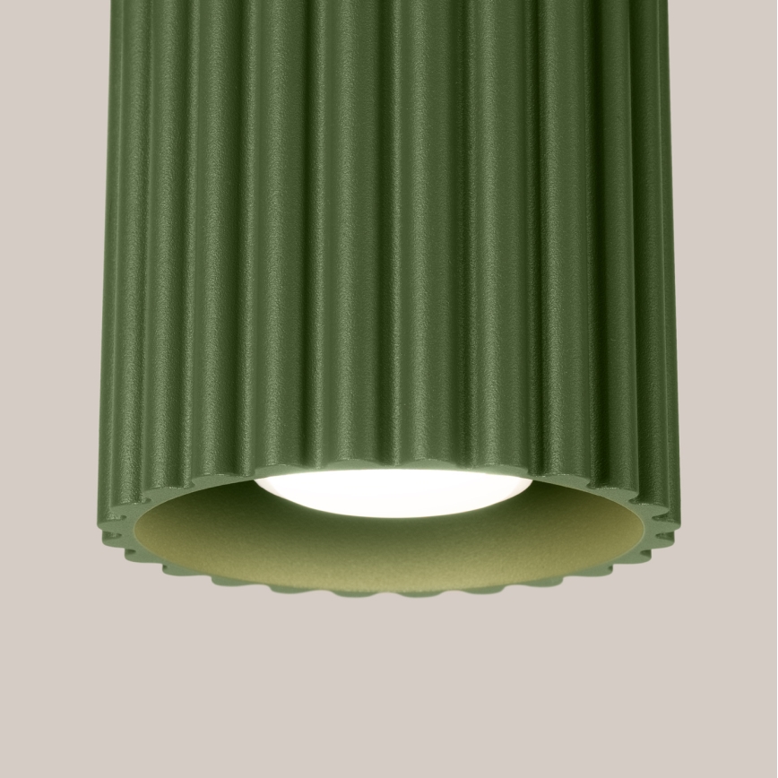 Spotlamp AURA 1x GU10/10W/230V 10 cm groen