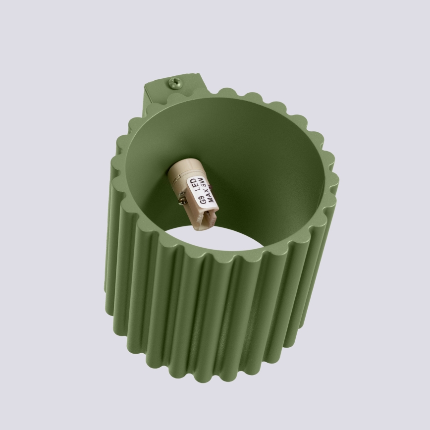 Wandlamp AURA 1xG9/10W/230V groen