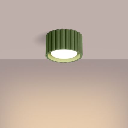 AURA spotlamp 1xGX53/10W/230V 6 cm groen