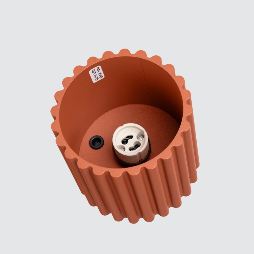 Spotlamp AURA 1xGU10/10W/230V 10 cm oranje