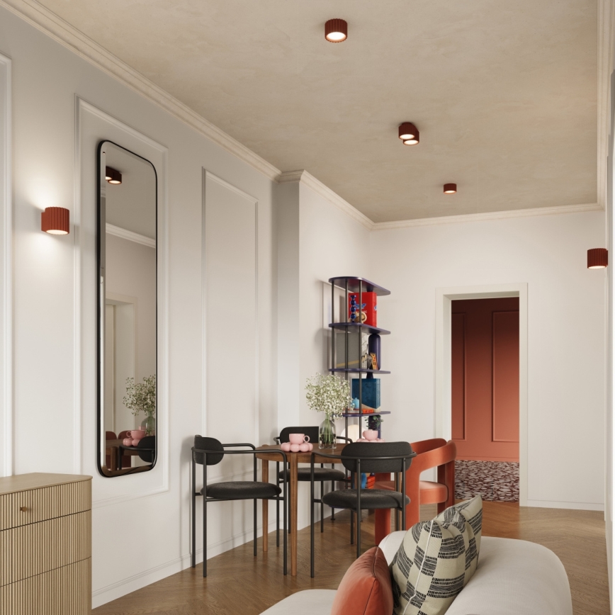 Spotlamp AURA 2xGX53/10W/230V oranje