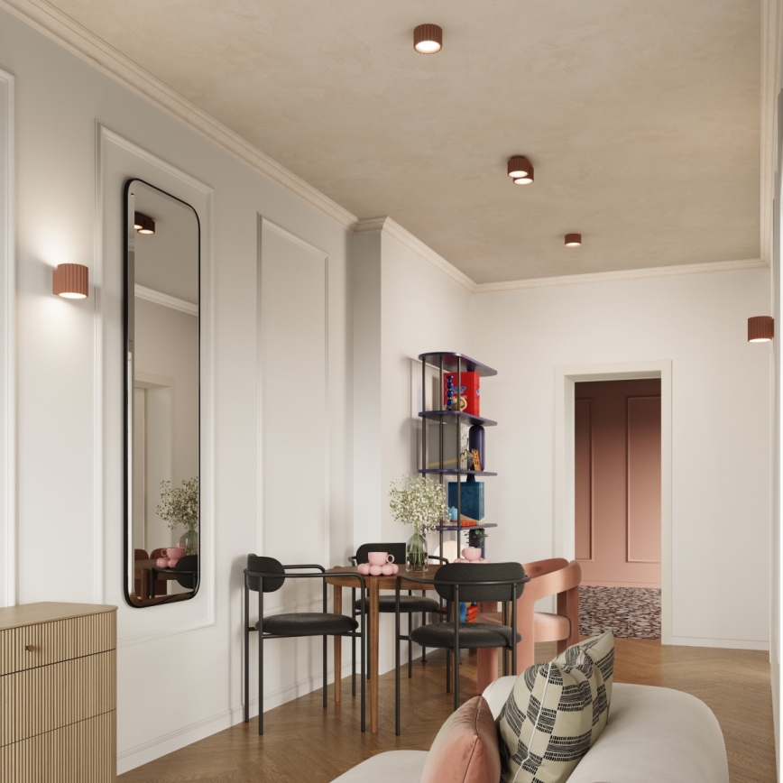 Spotlamp AURA 2xGX53/10W/230V bruin