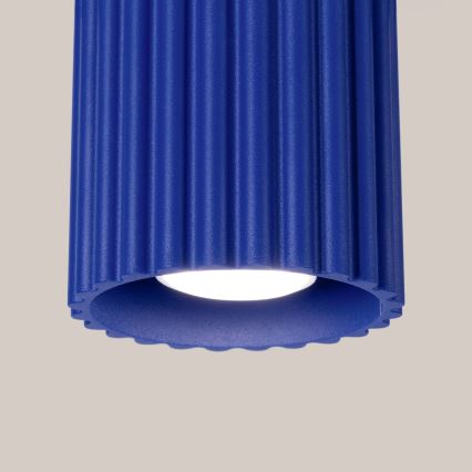 Spotlamp AURA 1xGU10/10W/230V 10 cm blauw
