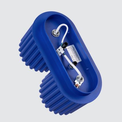 Plafondspot AURA 2xGU10/10W/230V blauw