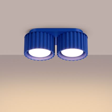 AURA spotlamp 2xGX53/10W/230V blauw