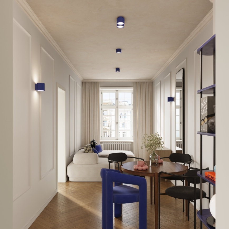 AURA spotlamp 2xGX53/10W/230V blauw