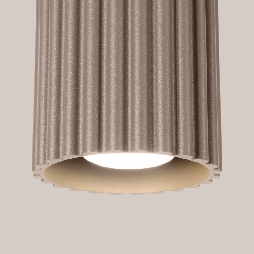 Spotlamp AURA 1xGU10/10W/230V 10 cm taupe