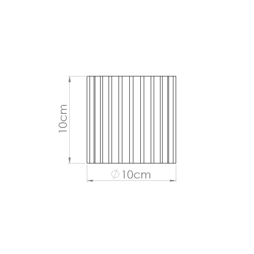 Spotlamp AURA 1xGU10/10W/230V 10 cm taupe