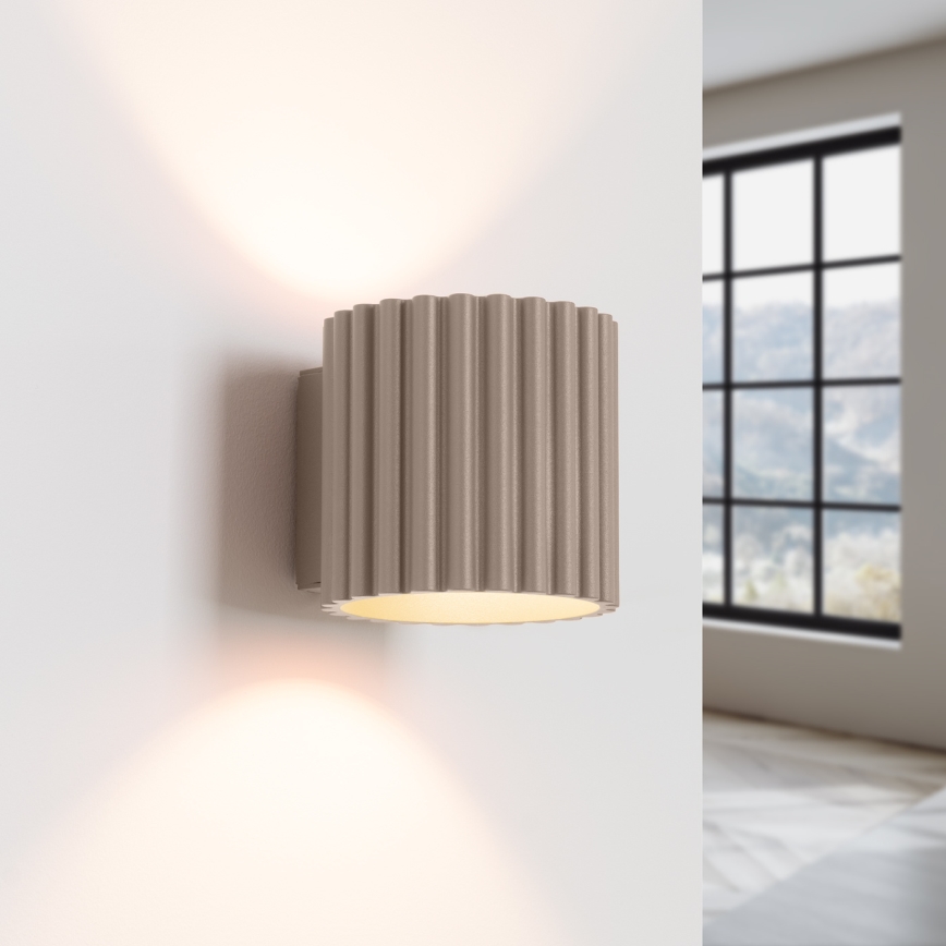 Wandlamp AURA 1xG9/10W/230V taupe