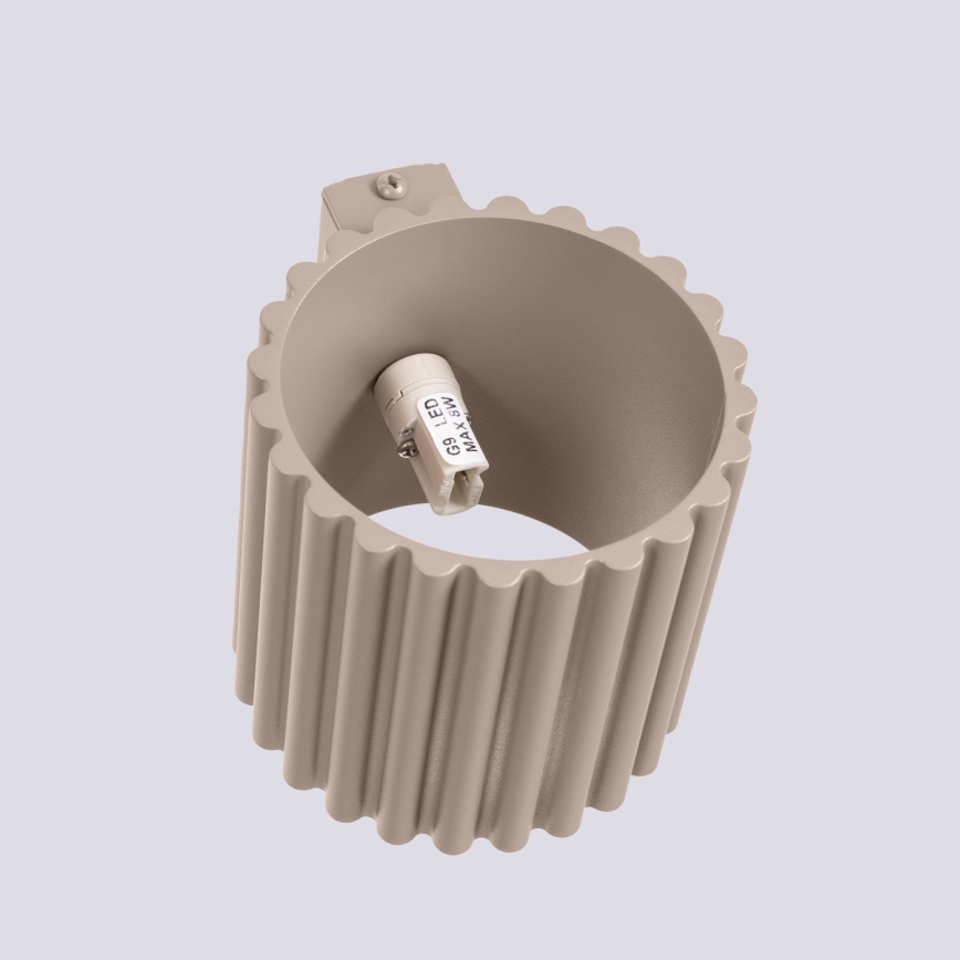 Wandlamp AURA 1xG9/10W/230V taupe