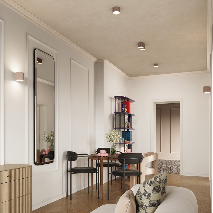 Spotlamp AURA 2xGX53/10W/230V taupe