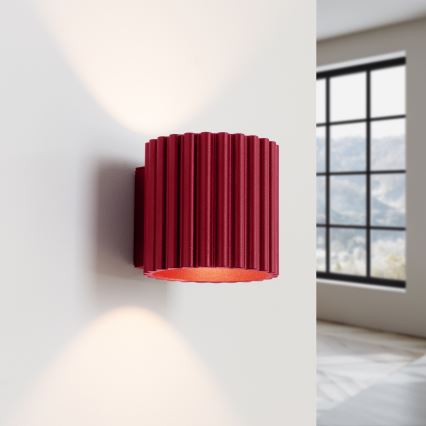 Wandlamp AURA 1xG9/10W/230V rood