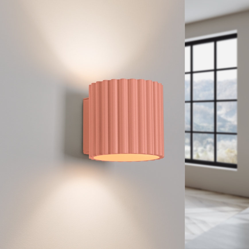 Wandlamp AURA 1xG9/10W/230V roze