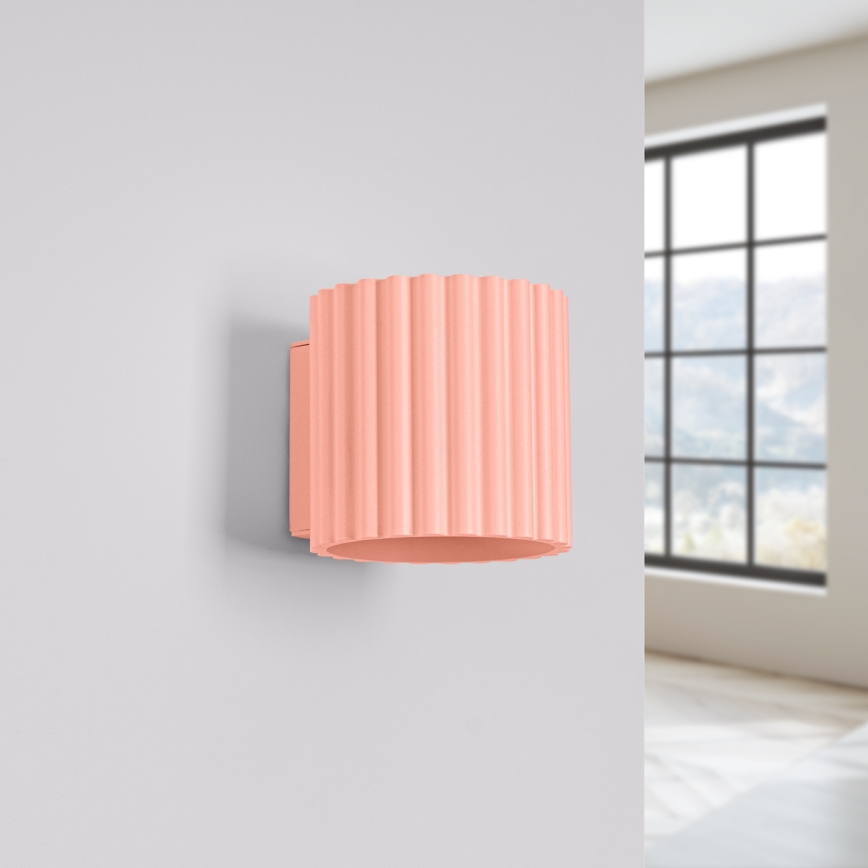 Wandlamp AURA 1xG9/10W/230V roze