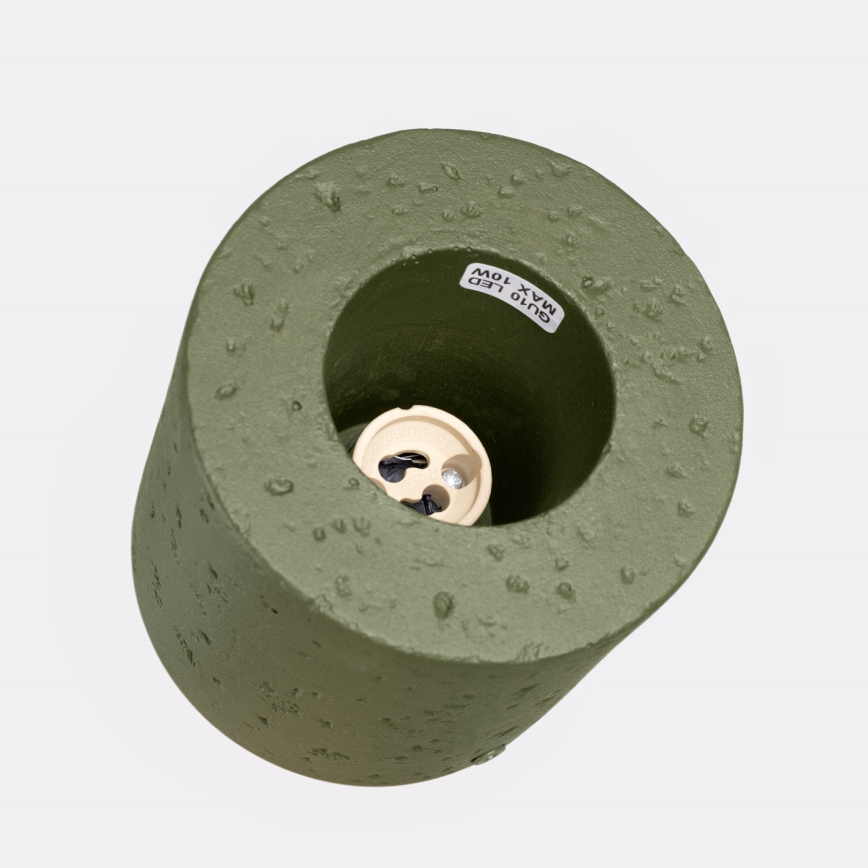 Spotlamp ORBIS 1xGU10/10W/230V beton/groen